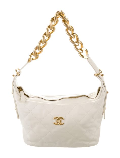 chanel hobo bag white|chanel hobo bag price.